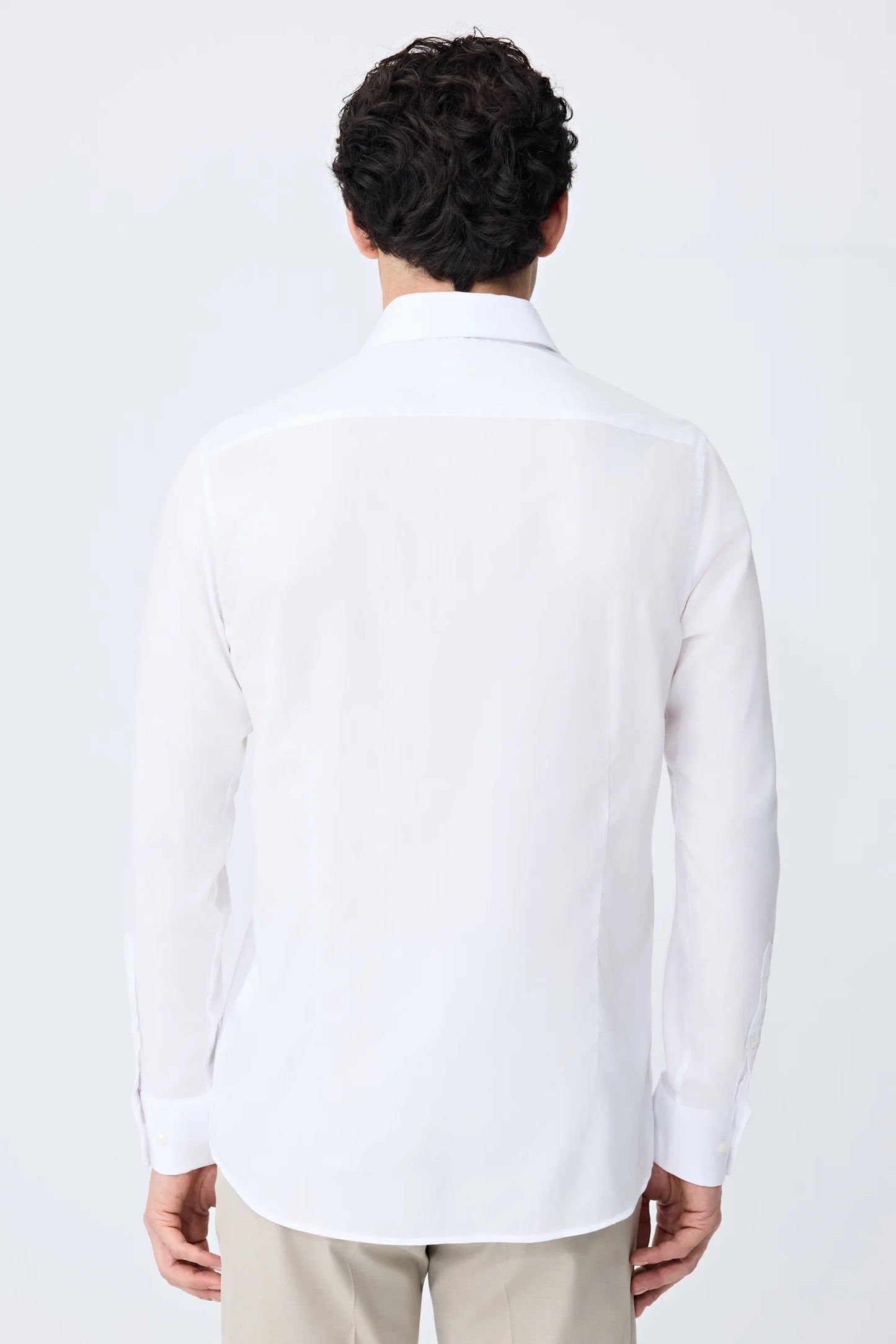 Tween Slim Fit Beyaz Düz Gömlek