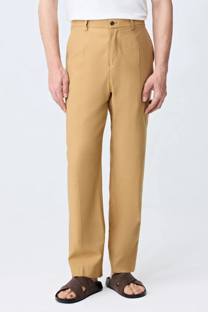 Tween Relaxed Fit Camel Kumaş Pantolon