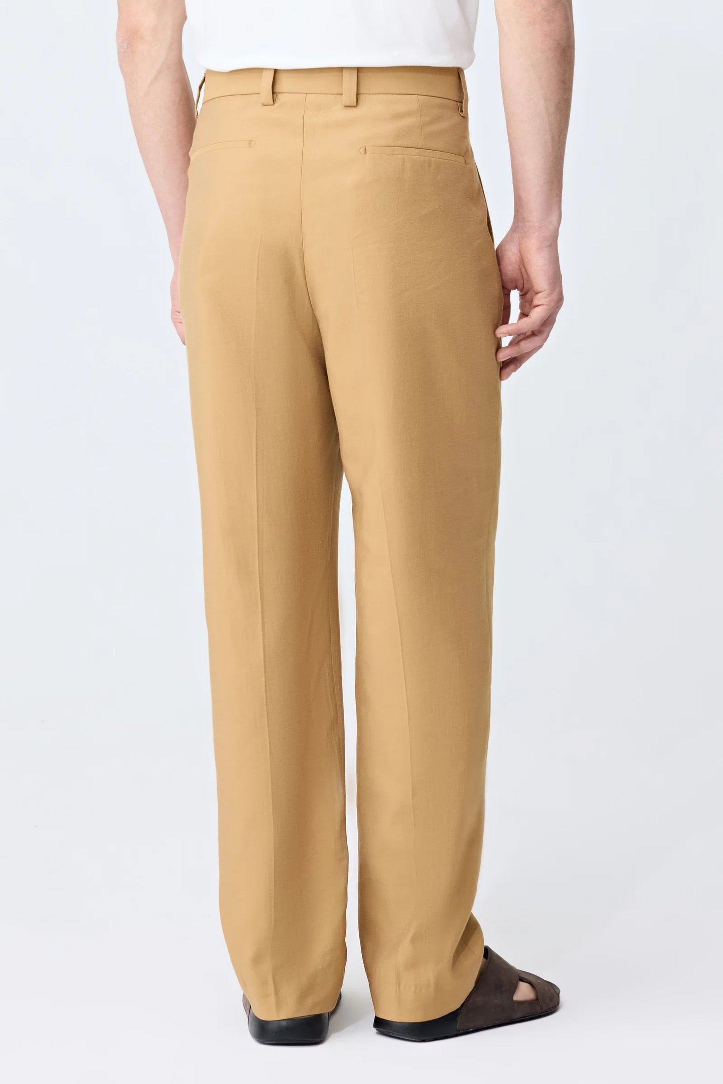 Tween Relaxed Fit Camel Kumaş Pantolon