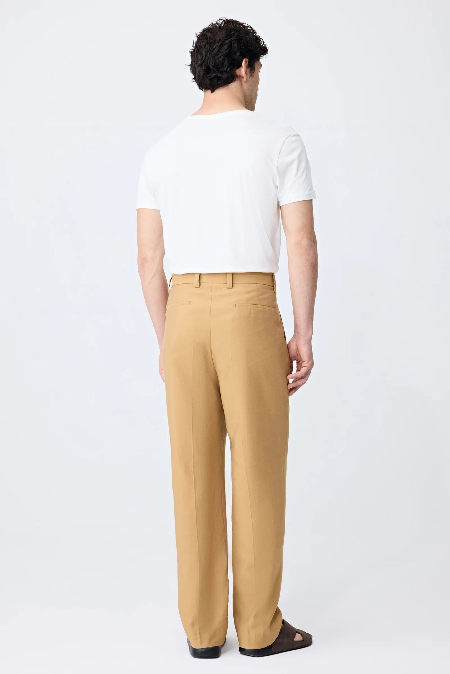Tween Relaxed Fit Camel Kumaş Pantolon