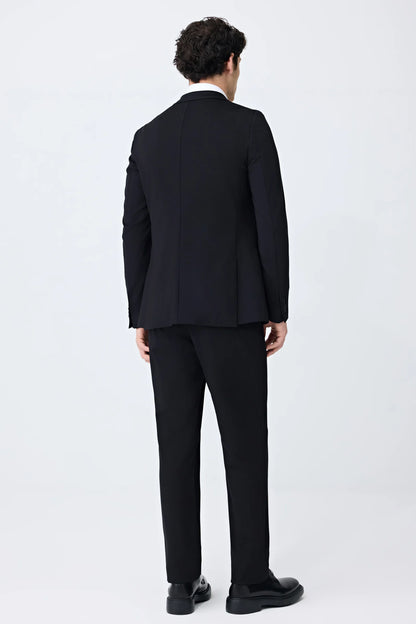 Tween Slim Fit Siyah Düz Takim Elbise