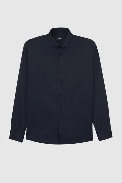 Tween Slim Fit Siyah Gömlek