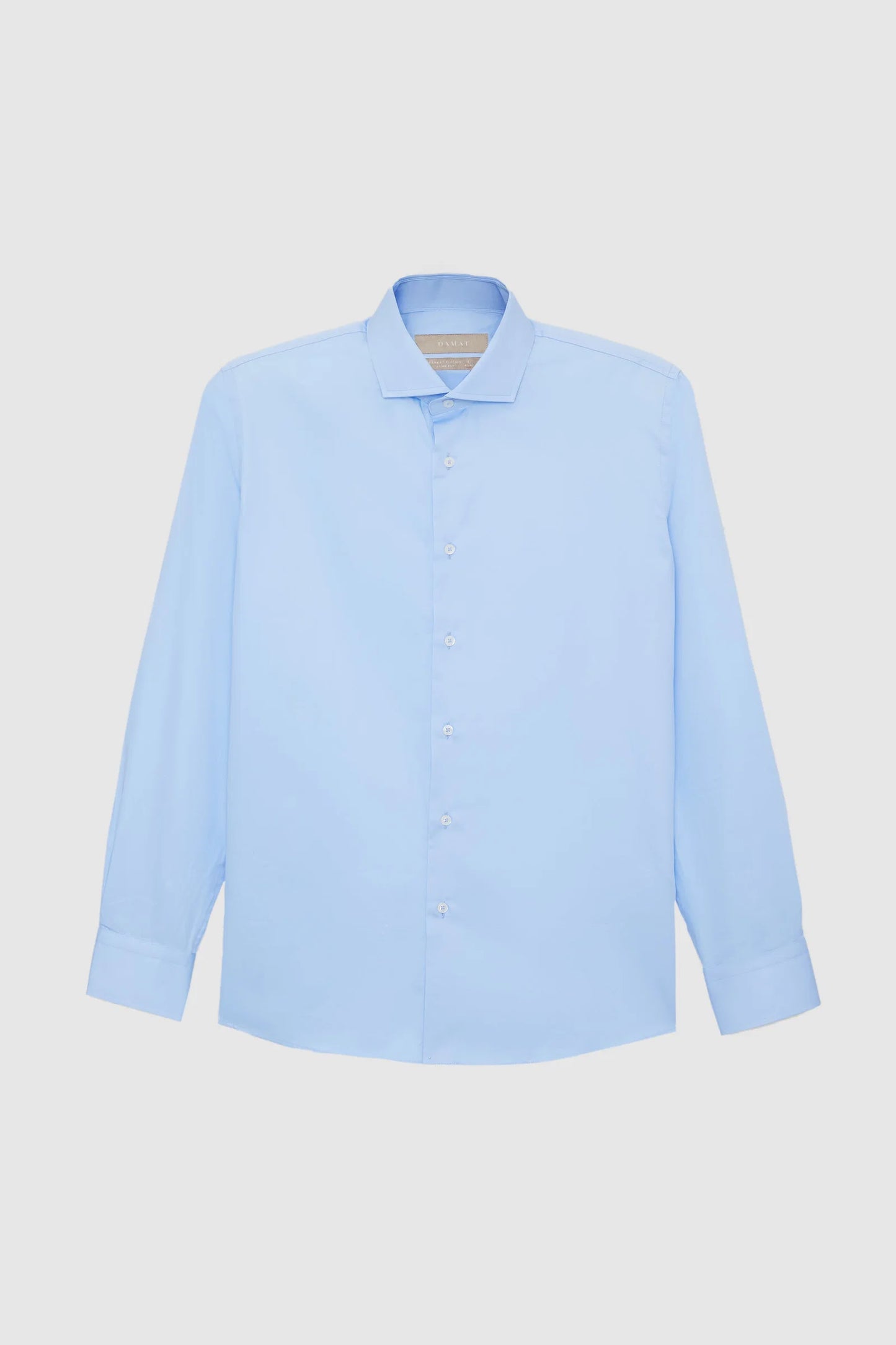 Damat Slim Fit Açık Mavi Düz Nano Care Gömlek