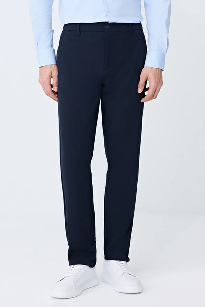 Tween Relaxed Fit (pilesiz) Lacivert Düz Jogger Pantolon