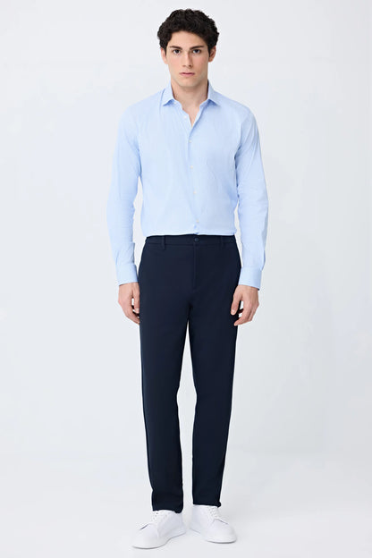 Tween Relaxed Fit (pilesiz) Lacivert Düz Jogger Pantolon