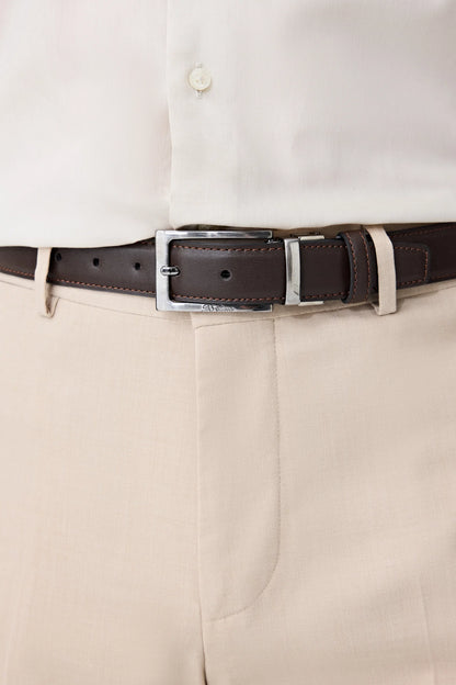 Tween Slim Fit Bej Düz Gömlek