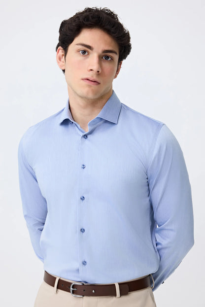 Tween Slim Fit Lacivert Düz Gömlek