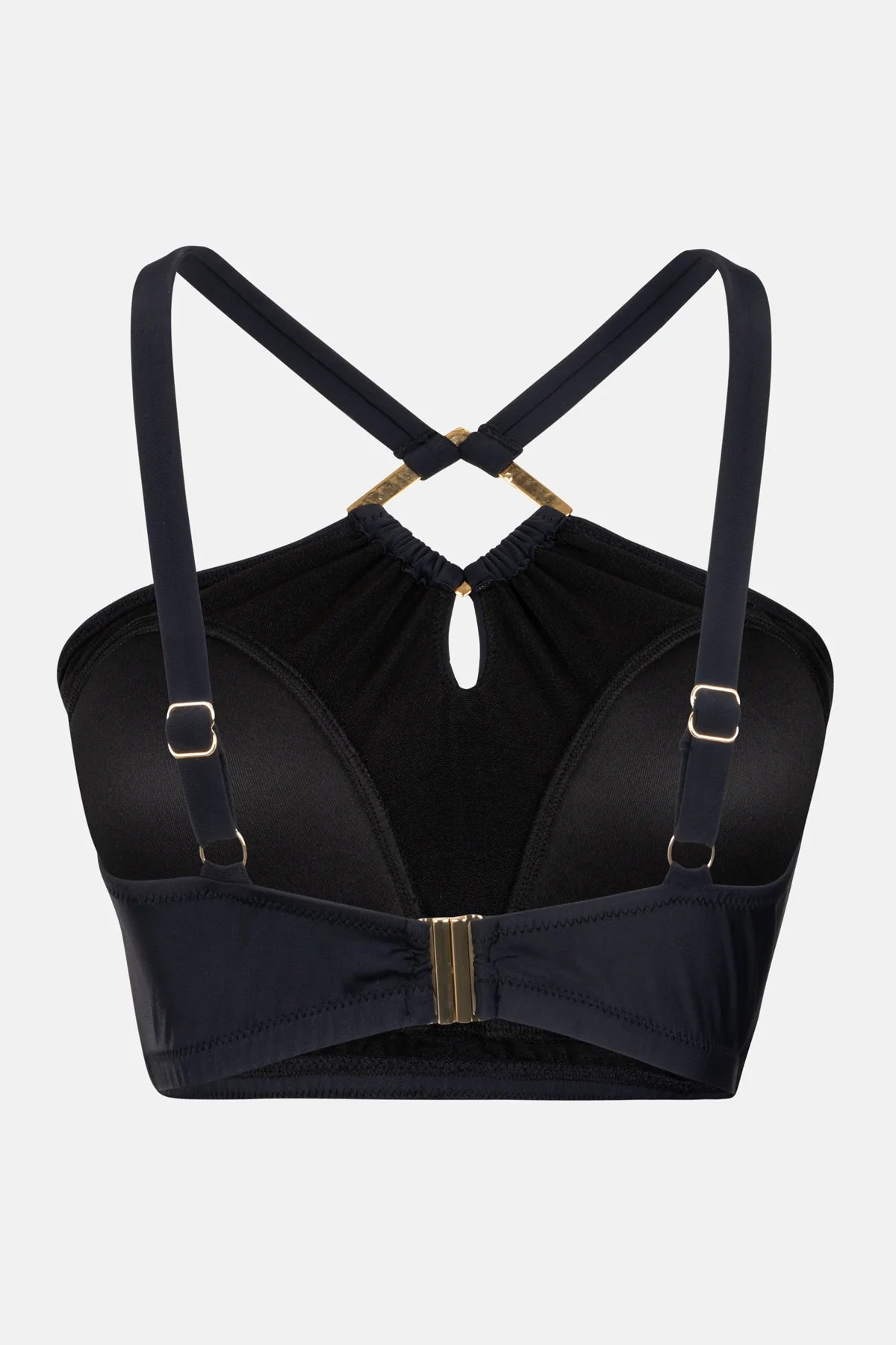 Siyah Korseli Toparlayıcı Bikini Üst