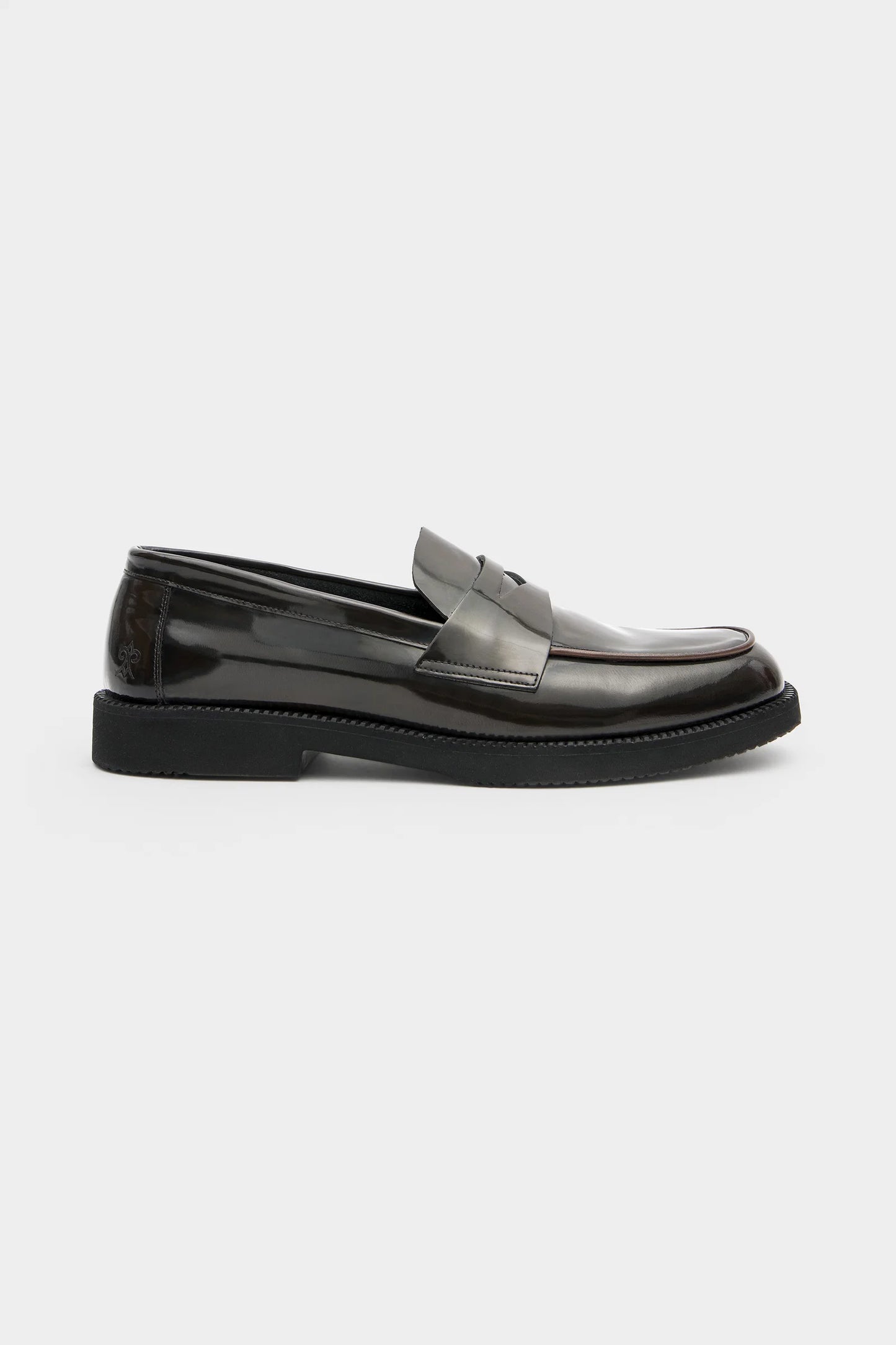 Damat Kahverengi Hakiki Deri Penny Loafer Ayakkabı