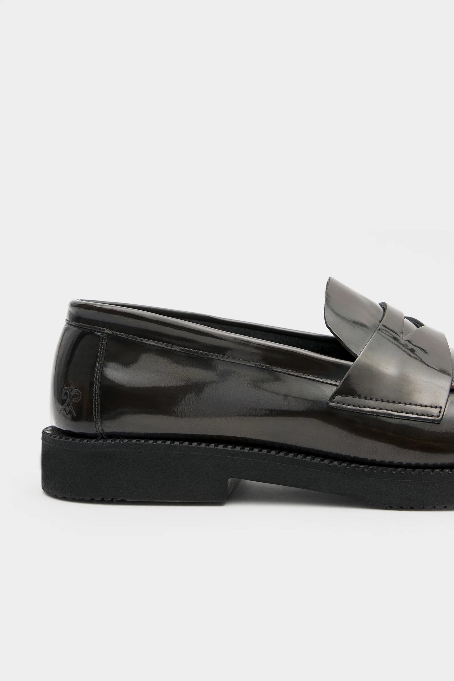 Damat Kahverengi Hakiki Deri Penny Loafer Ayakkabı