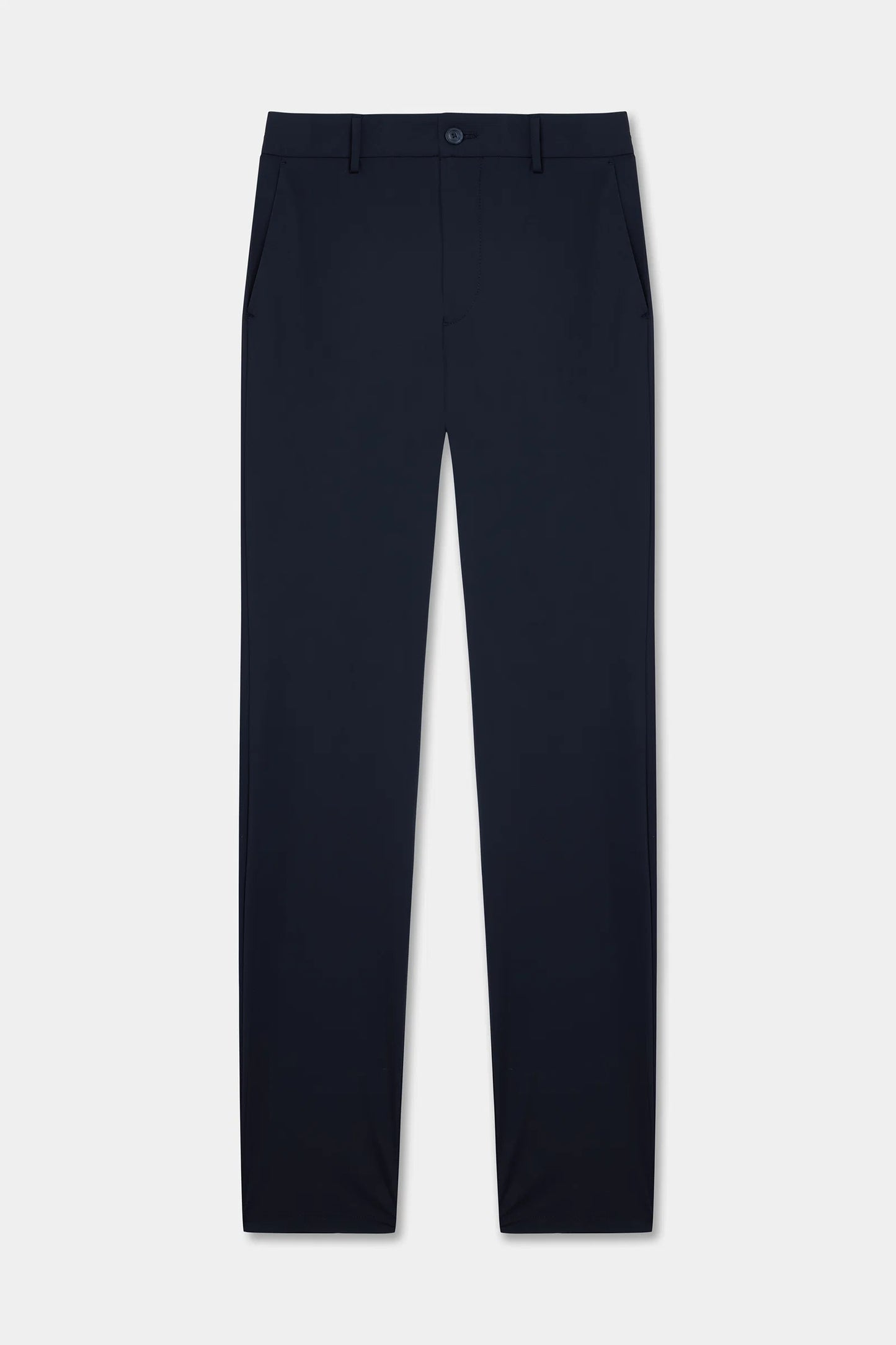 Tween Relaxed Fit (pilesiz) Lacivert Armürlü Kumaş Pantolon