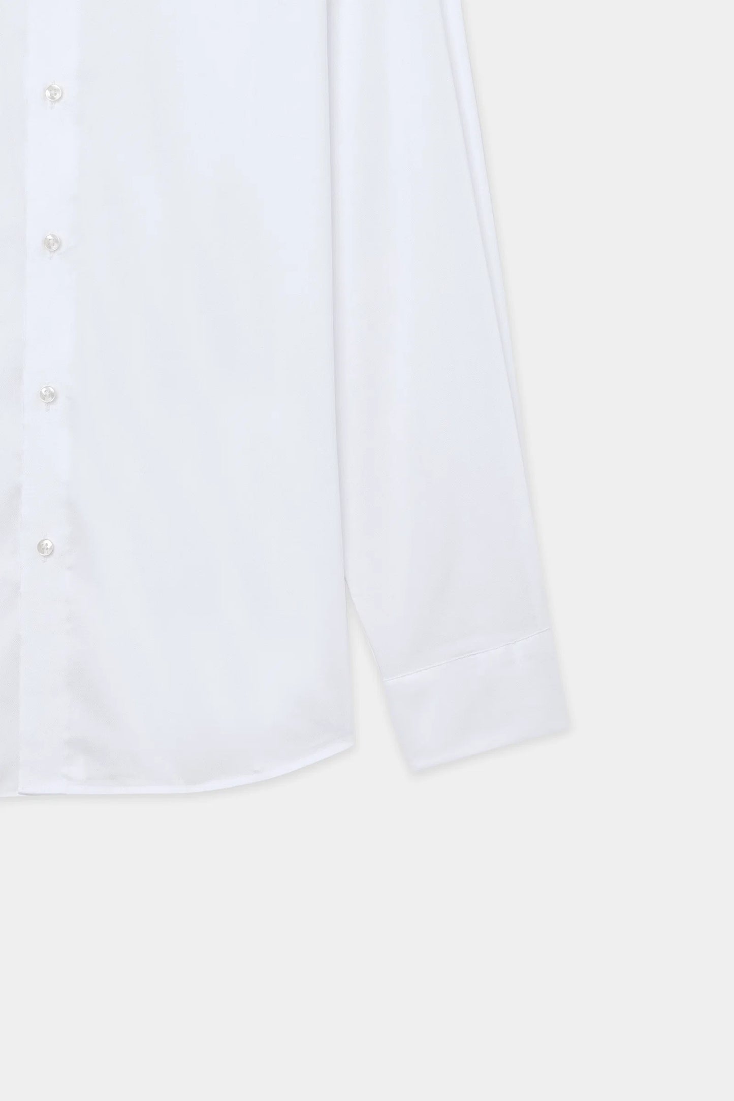 Tween Slim Fit Beyaz Düz Gömlek