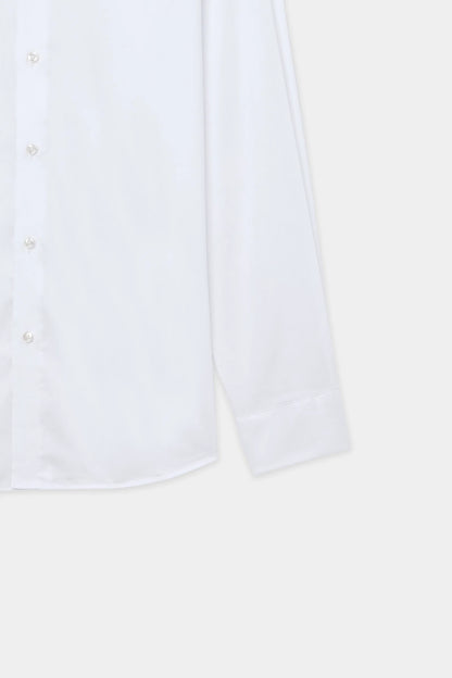 Tween Slim Fit Beyaz Düz Gömlek