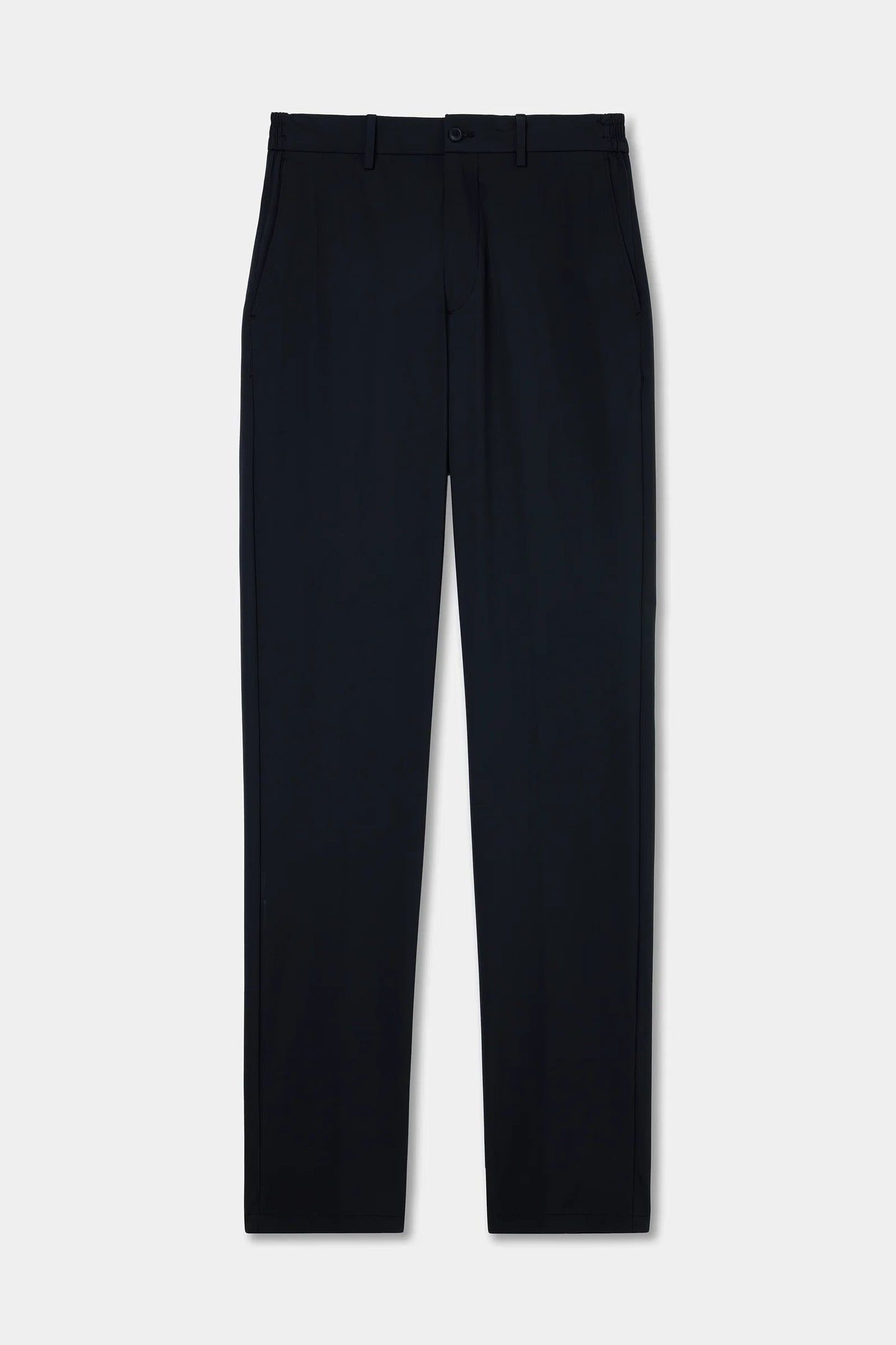Tween Relaxed Fit (pilesiz) Siyah Düz Kumaş Pantolon
