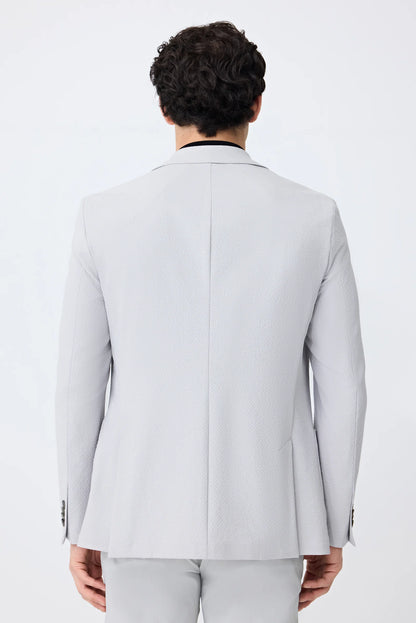 Tween Slim Fit Taş Armürlü Kumaş Ceket