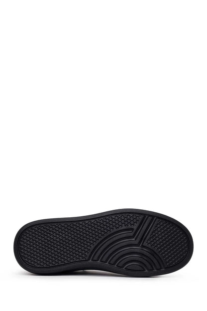 Erkek Siyah Bağcıklı Deri Sneaker
