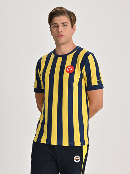 Fenerbahçe Retro Efsane Triko Çubuklu Forma 64/65