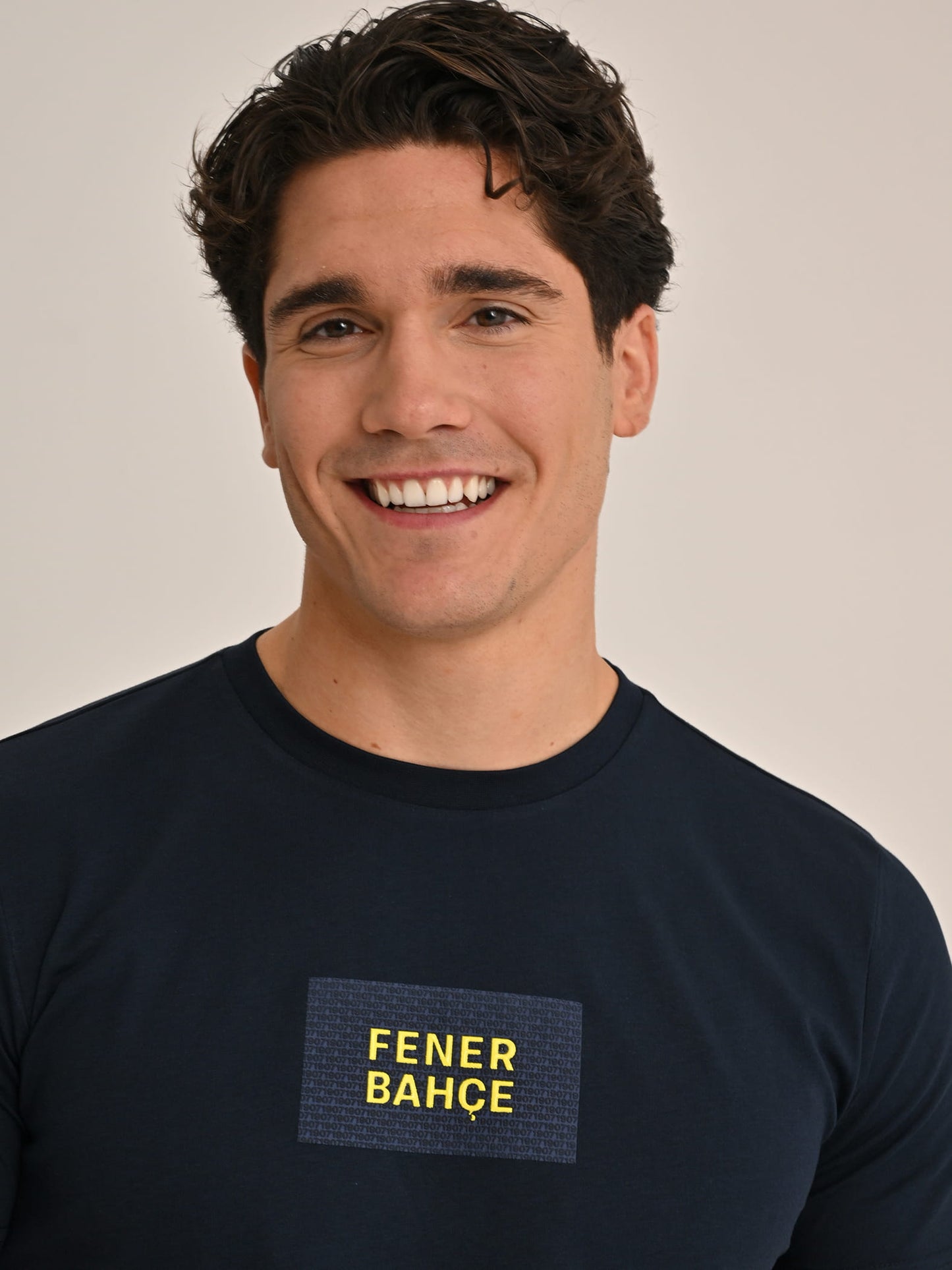 Fenerbahçe Lacivert Tribün 1907 Detaylı Fenerbahçe Erkek Tshirt
