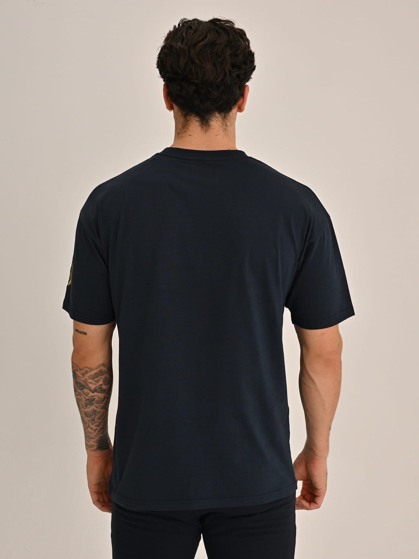 Fenerbahçe Lacivert Kolej Established 1907 Erkek Oversize Tshirt