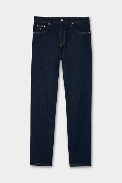 Damat Slim Fit Lacivert Denim Pantolon