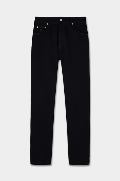Damat Slim Fit Siyah Denim Pantolon