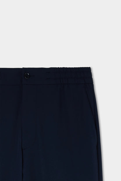 Damat Comfort Fit Lacivert Düz Kumaş Pantolon