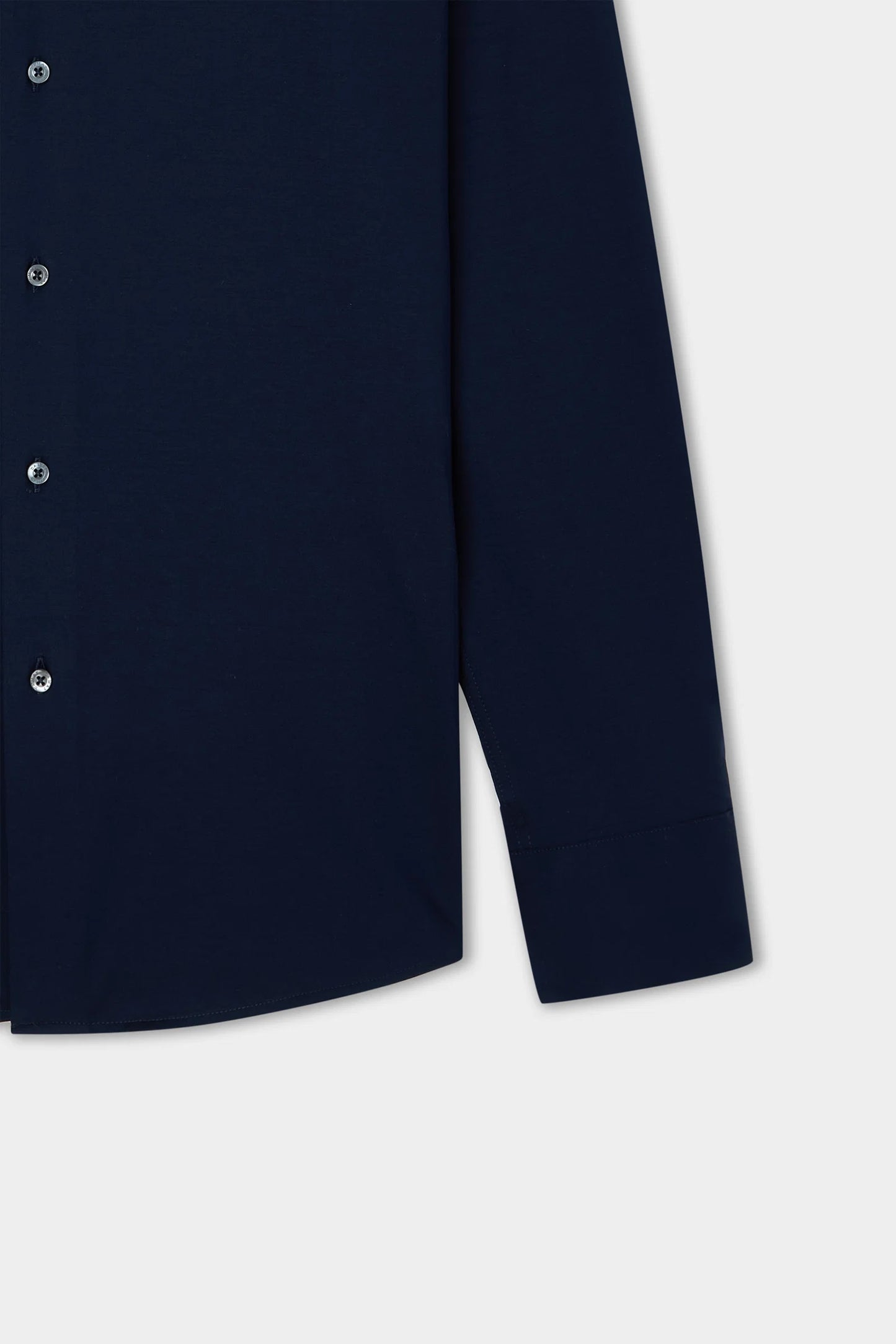 Damat Slim Fit Lacivert Gabardin Non-iron Gömlek