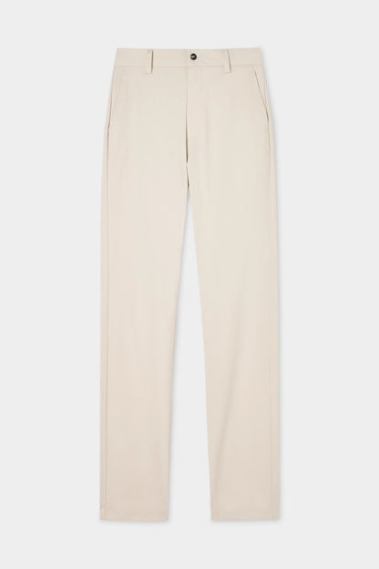 Damat Comfort Fit Bej Düz Kumaş Pantolon