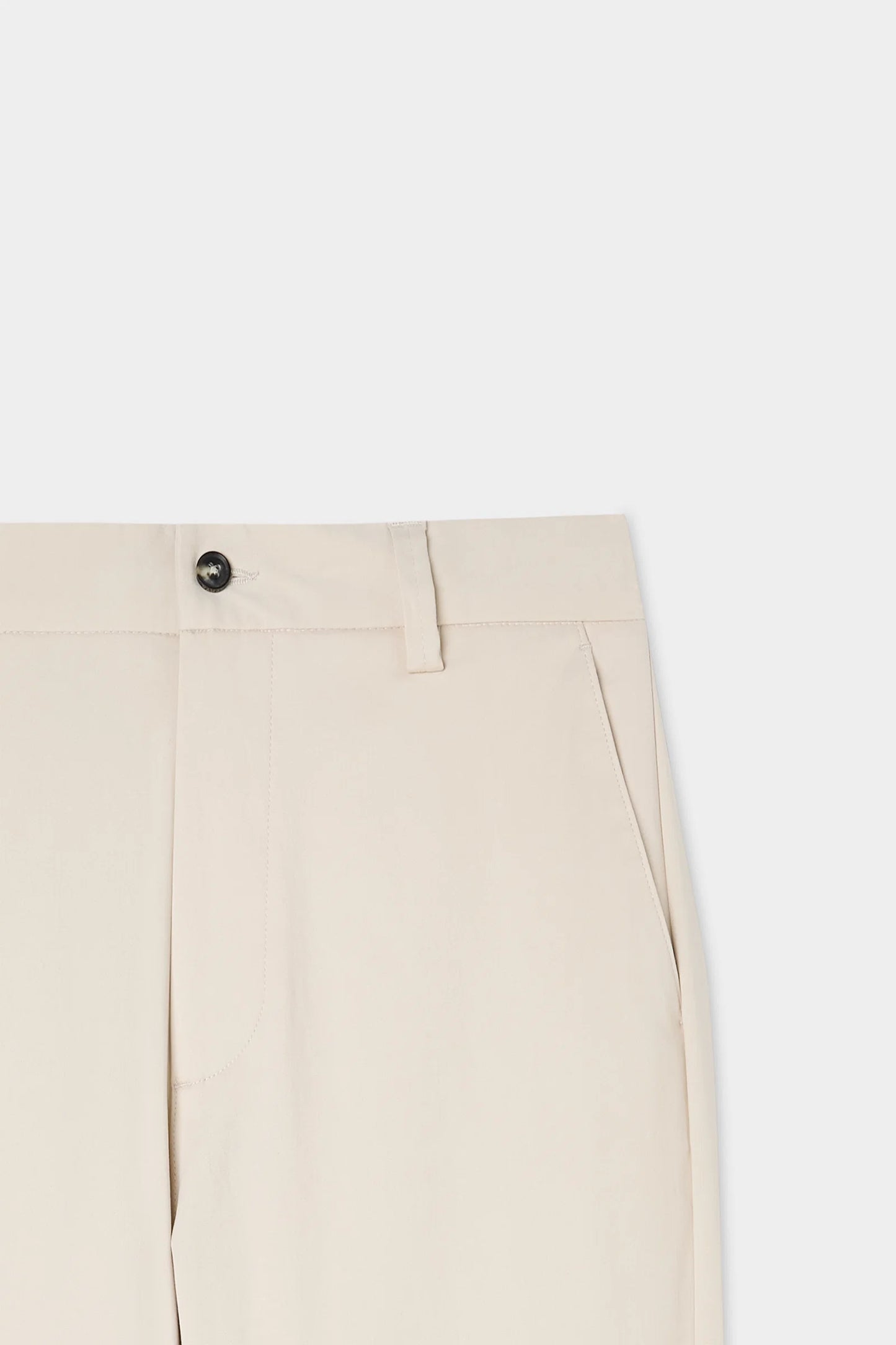 Damat Comfort Fit Bej Düz Kumaş Pantolon