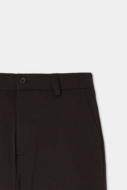 Damat Comfort Fit Kahverengi Düz Kumaş Pantolon
