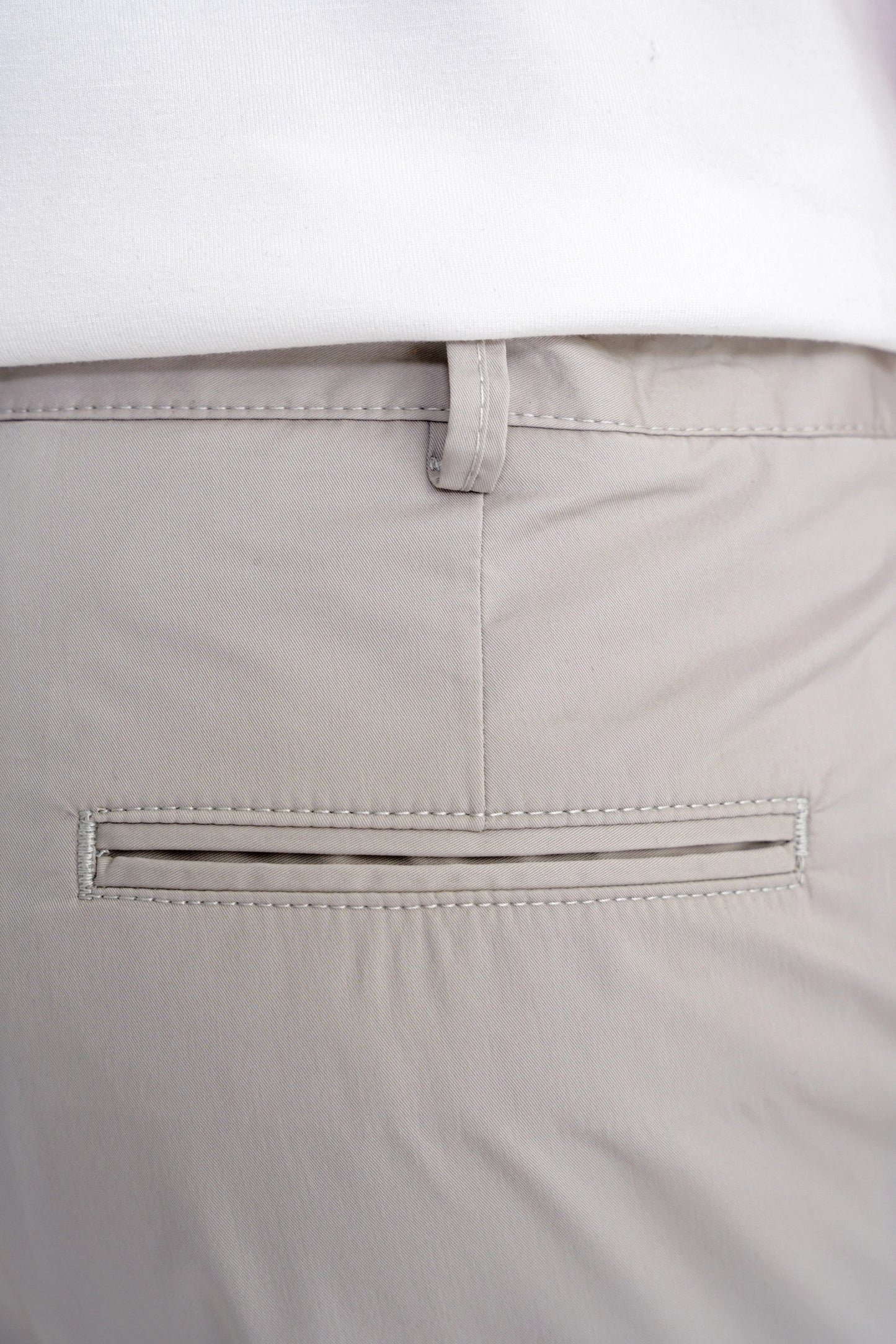 Comfort Fit Yan Cep Beli Lastikli %97 Pamuk Taş Pantolon P 1214