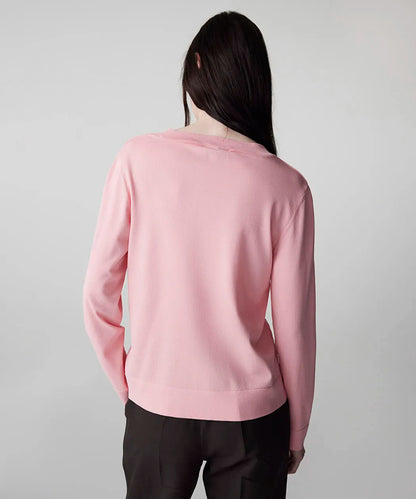 Pembe V Yaka Basic Triko Is1260050081039 | Ipekyol