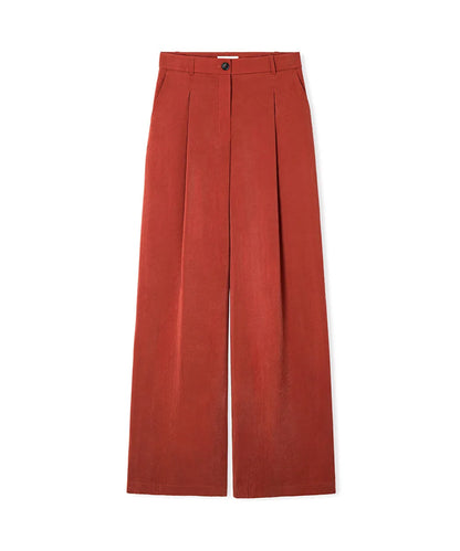 Turuncu Modal Içerikli Wide Leg Pantolon Is1260003247054 | Ipekyol