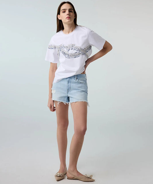 Mavi Eskitme Efektli Denim Şort Is1260013080629 | Ipekyol