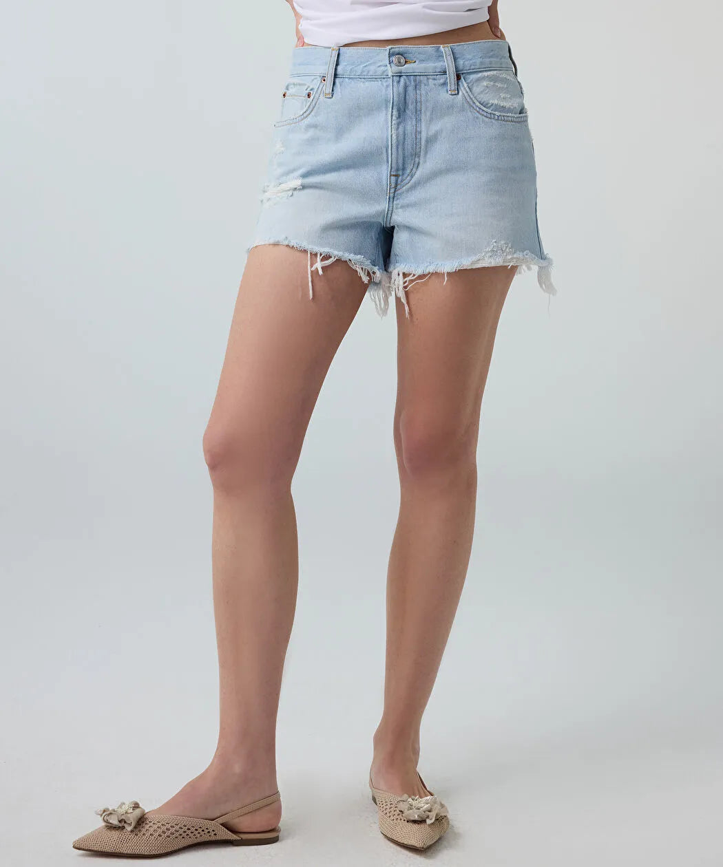 Mavi Eskitme Efektli Denim Şort Is1260013080629 | Ipekyol