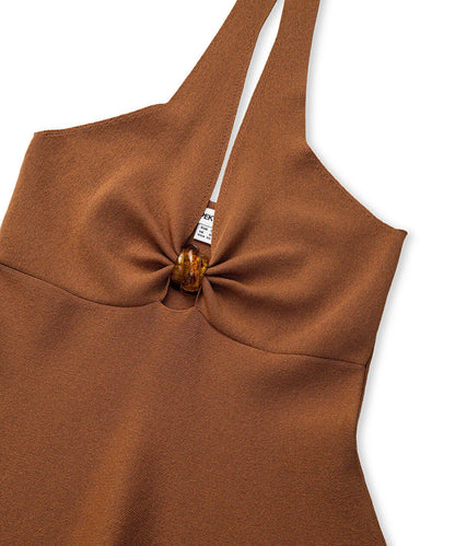 Kahverengi Peplum Triko Is1260050050048 | Ipekyol