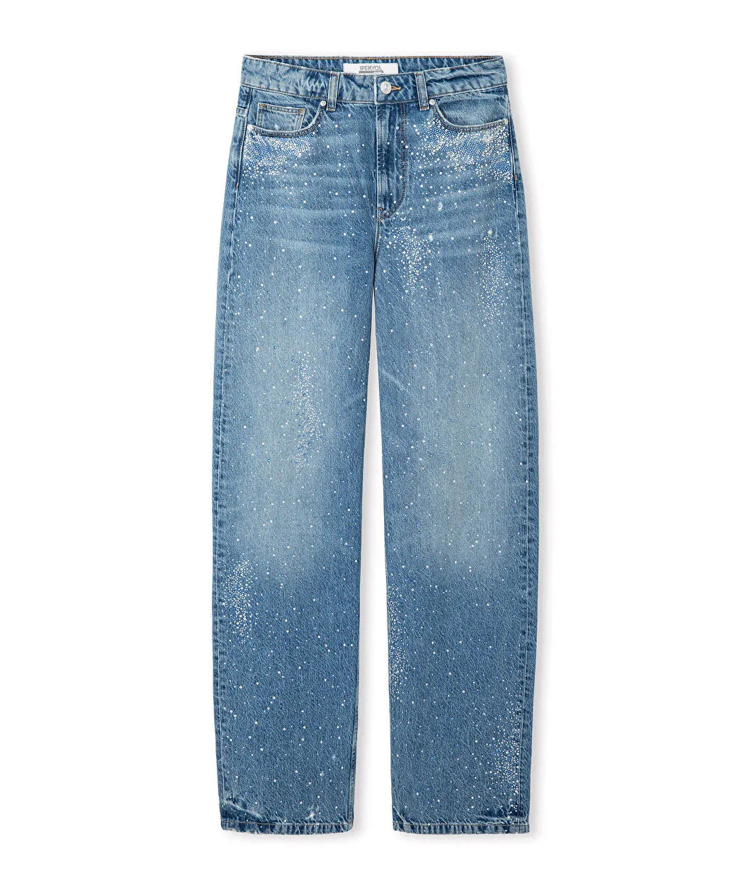 Mavi Hotfix Baskılı Wide Leg Jean Pantolon Is1260018040629 | Ipekyol