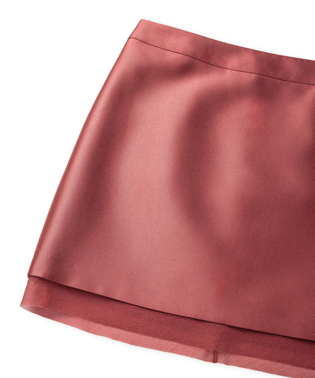 Pembe Parlak Yüzeyli Mini Etek Is1260004086026 | Ipekyol