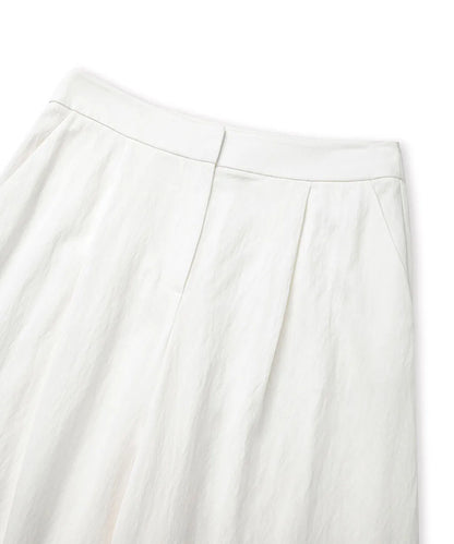 Ekru Kırışık Efektli Wide Leg Pantolon Is1260003183082 | Ipekyol