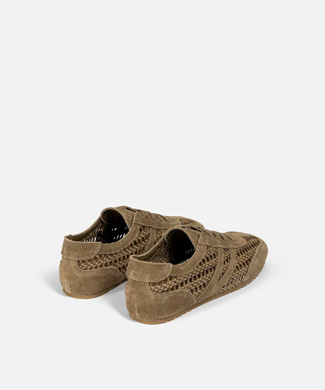 Kahverengi Kontrast Dokulu Deri Içerikli Sneaker Is1260062011074 | Ipekyol