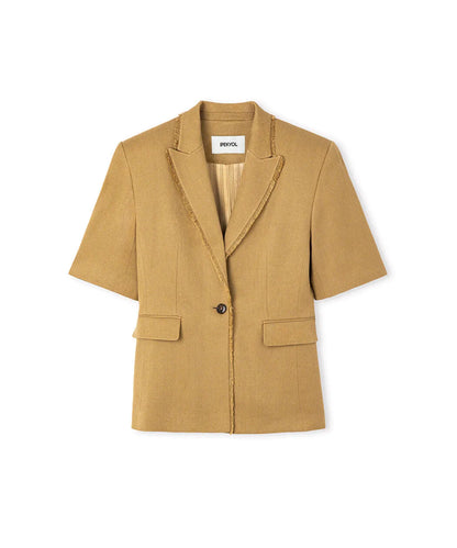 Natürel Püskül Şeritli Blazer Is1260106031ad4 | Ipekyol