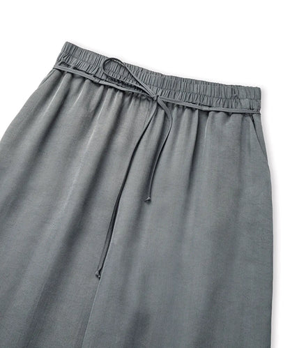 Gri Parlak Dokulu Wide Leg Pantolon Is1260003245005 | Ipekyol