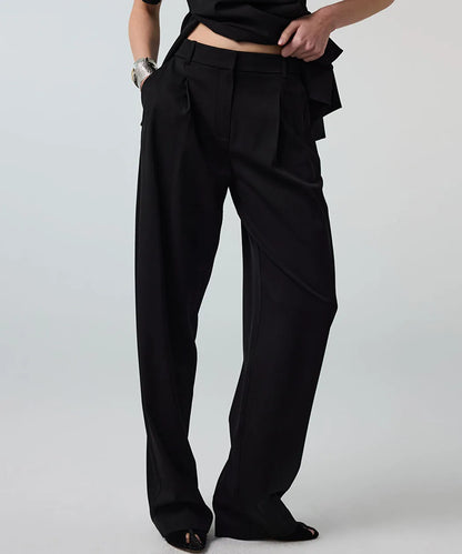 Siyah Cepli Wide Leg Pantolon Is1260003275001 | Ipekyol