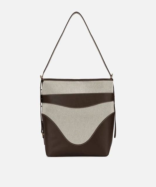Kahverengi Colorblock Bucket Çanta Is1260052097074 | Ipekyol