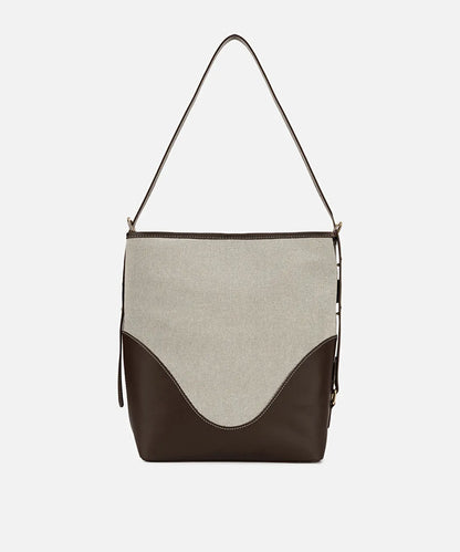 Kahverengi Colorblock Bucket Çanta Is1260052097074 | Ipekyol