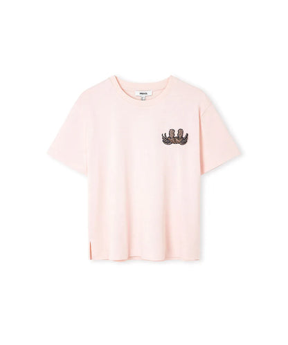 Pembe Aplikeli Tişört Is1260070167019 | Ipekyol