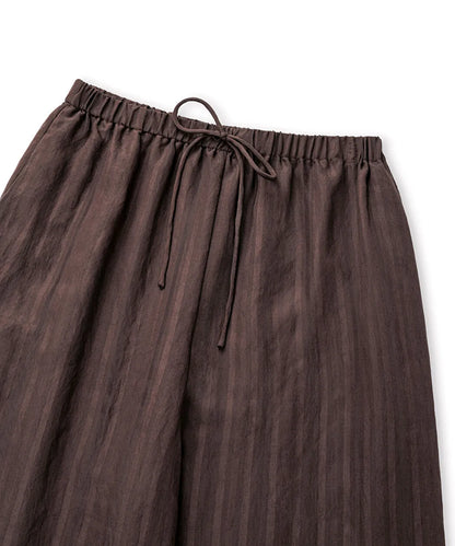 Kahverengi Çizgili Wide Leg Pantolon Is1260003193074 | Ipekyol