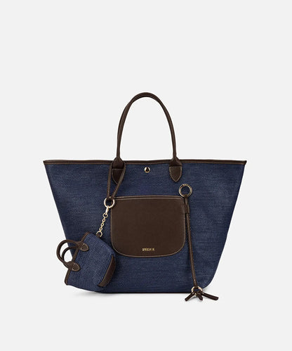 Lacivert Mini Cüzdanlı Colorblock Çanta Is1260052067015 | Ipekyol