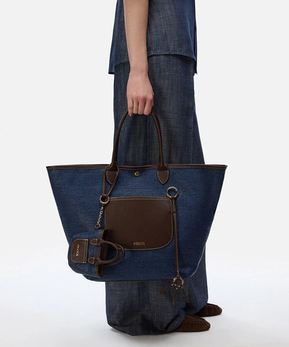 Lacivert Mini Cüzdanlı Colorblock Çanta Is1260052067015 | Ipekyol