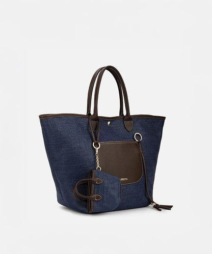 Lacivert Mini Cüzdanlı Colorblock Çanta Is1260052067015 | Ipekyol